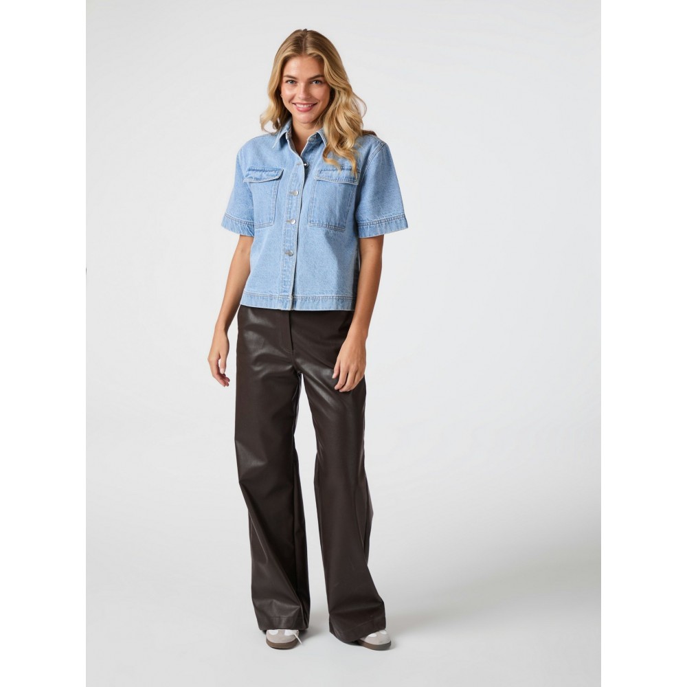 Tiki Denim Shirt - smoke blue