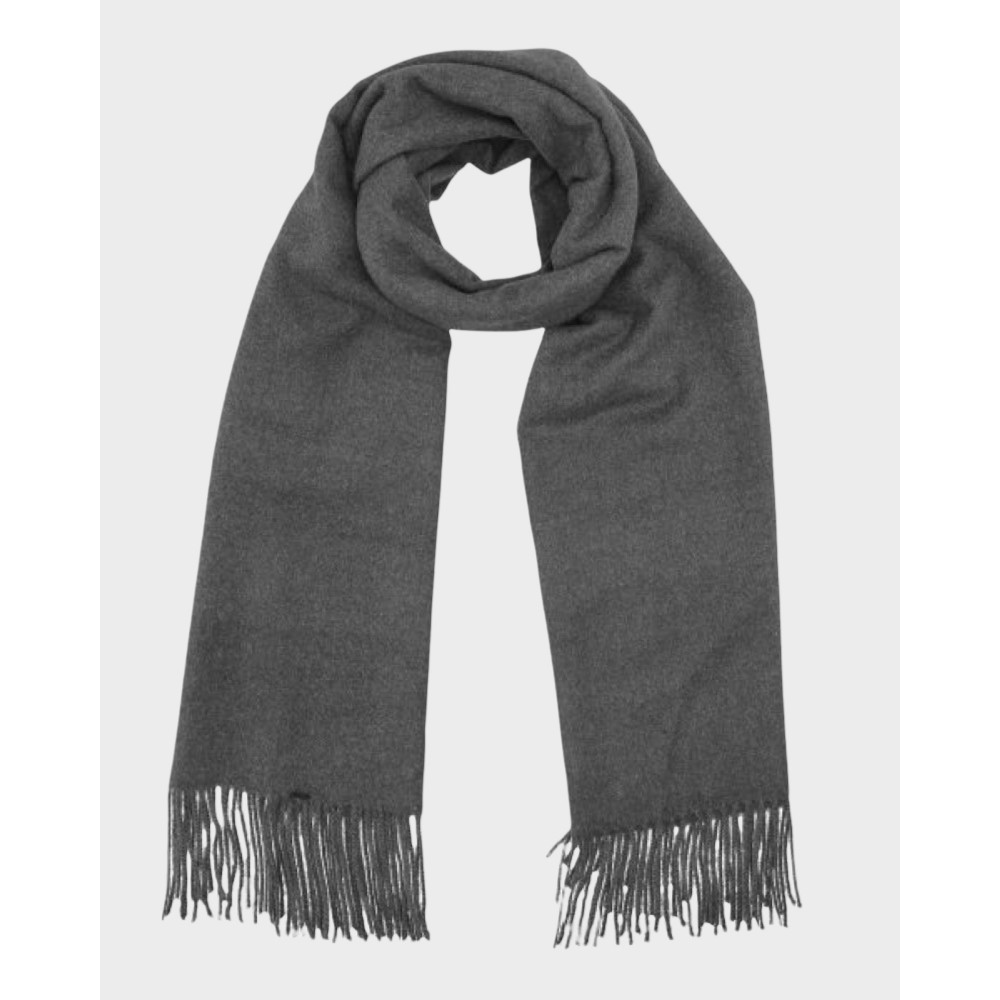 Cozy classic scarf, dark grey