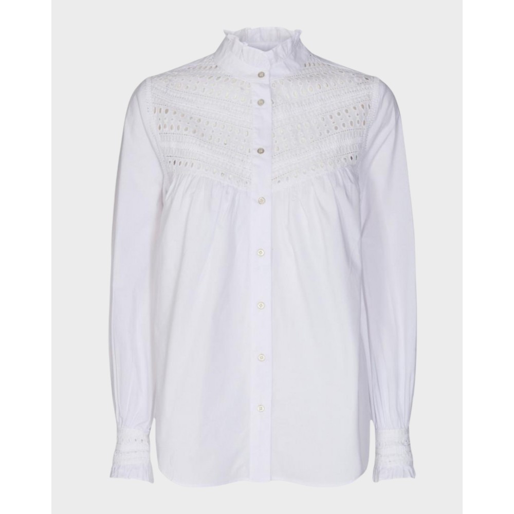 Arly lace shirt - White