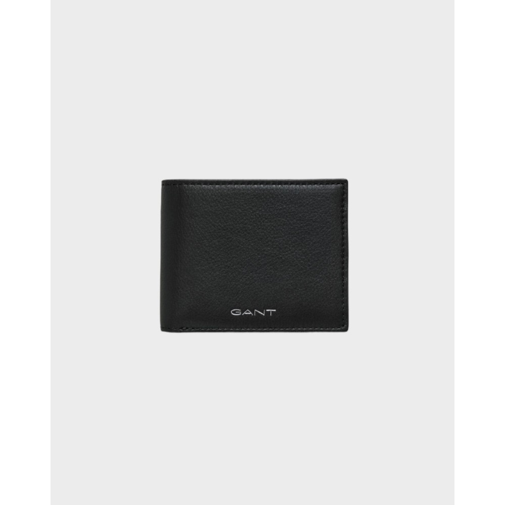 Leather bifold wallet - Black