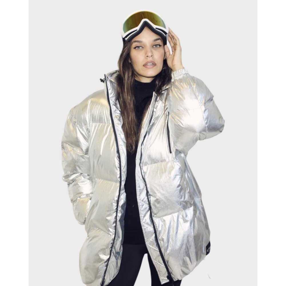 MetalCC puffer jacket - Silver