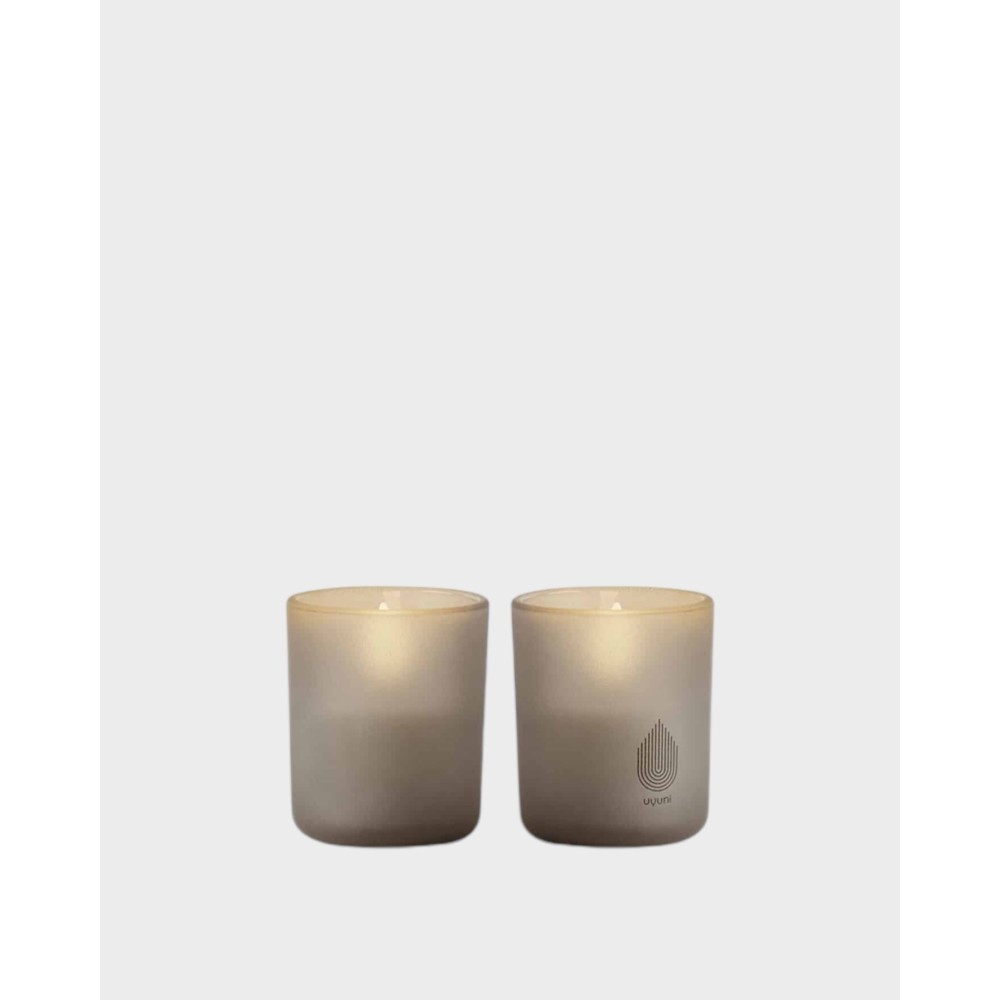 LED Glas Lys 2 pack - Sandstone
