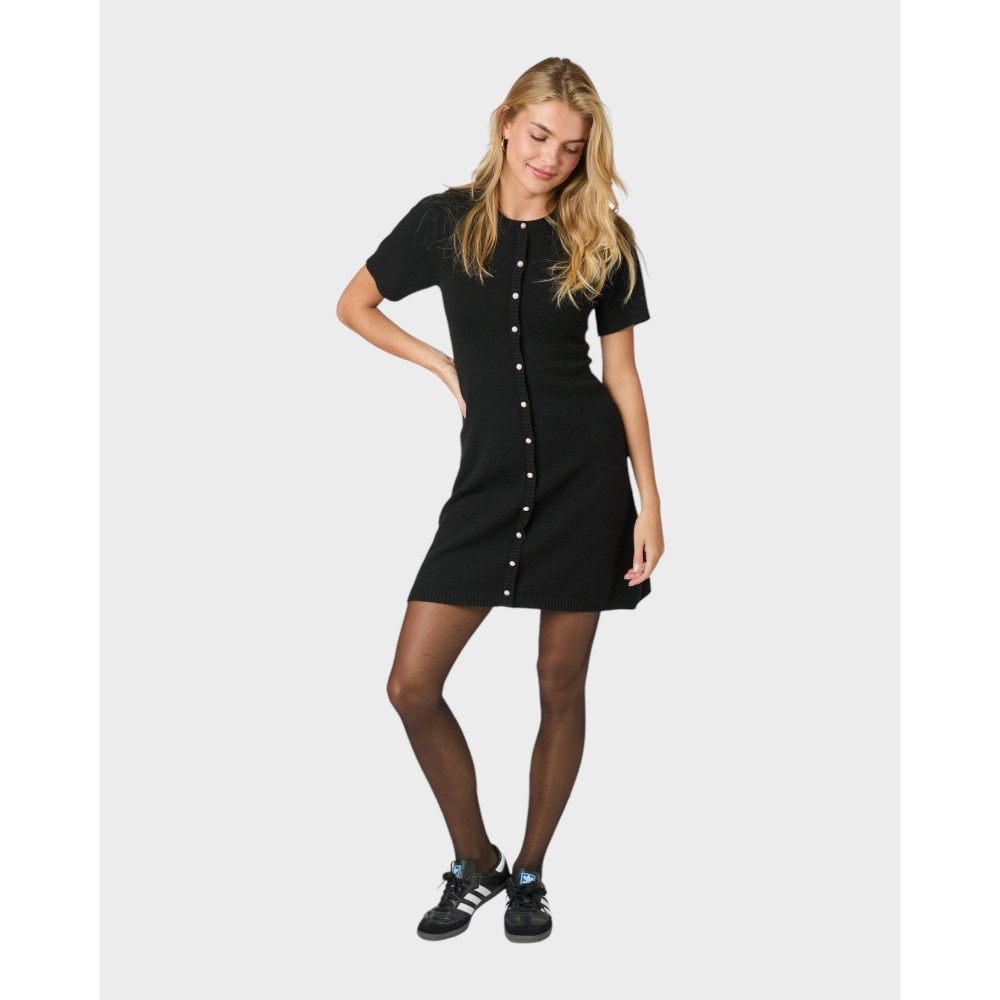 Elise Knit Dress - Black