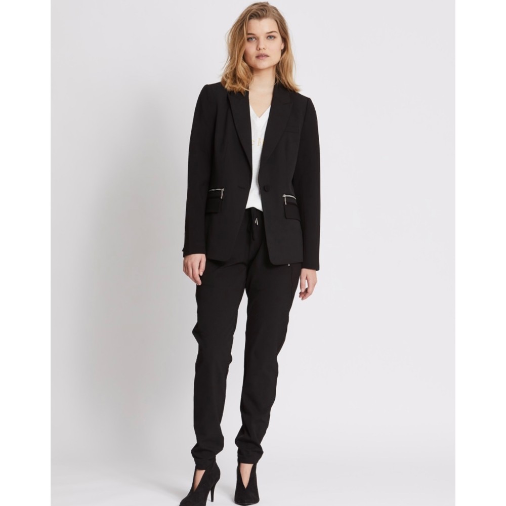 Bine Blazer silver - black