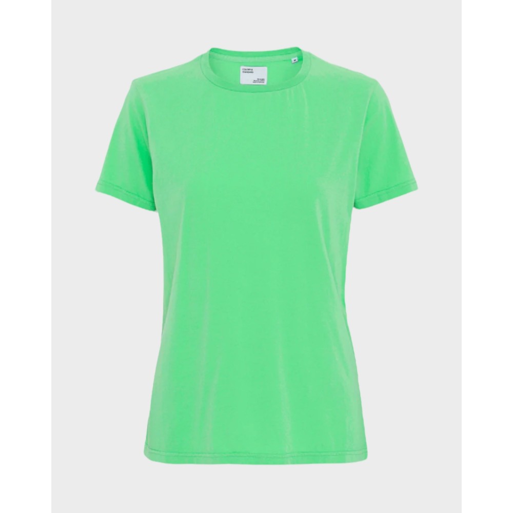 Women light organic T-shirt - Spring green