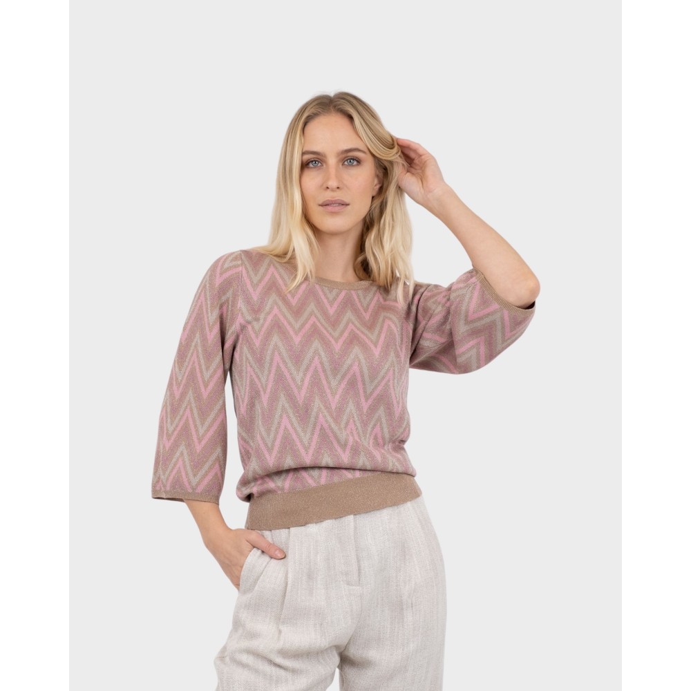 Johanna Point Knit - Rose