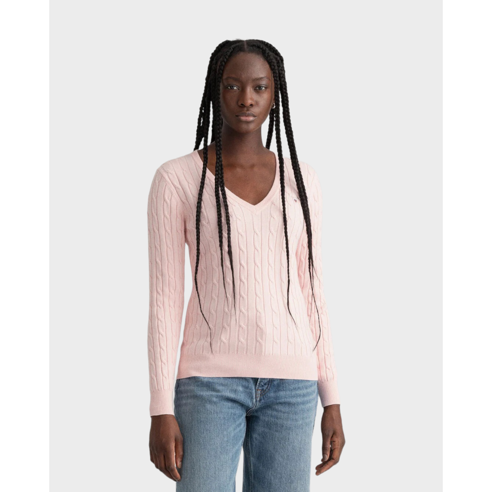 GantstretchcottoncablevneckLightPink-01