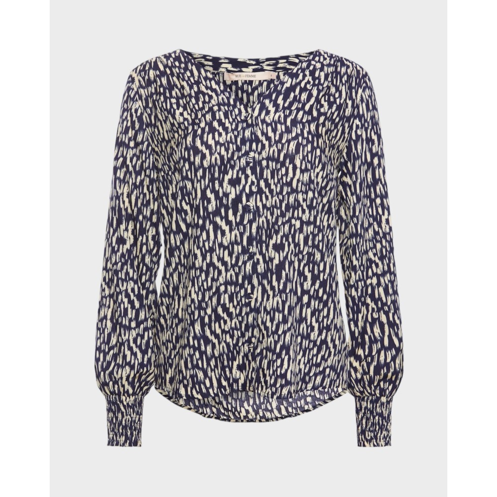 New rossa shirt - Blå/sand