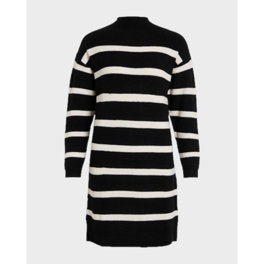 VirilMockneckKjoleSortHvid-01