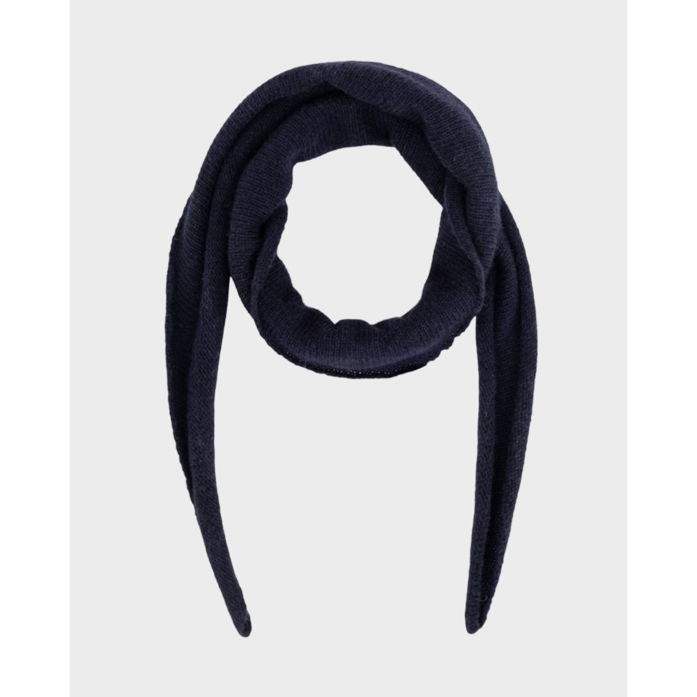 Misty Knit Scarf - Navy