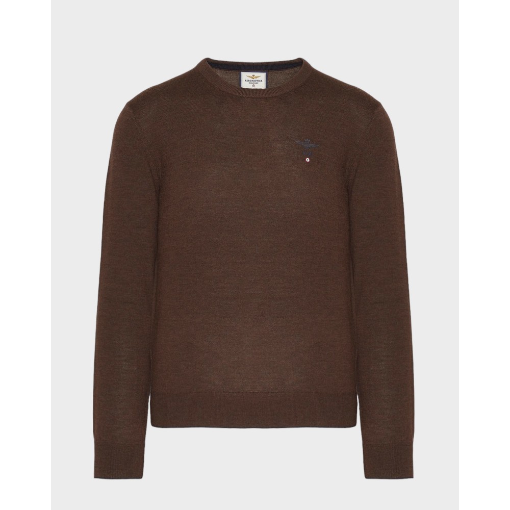 Crewneck Sweater - Brun
