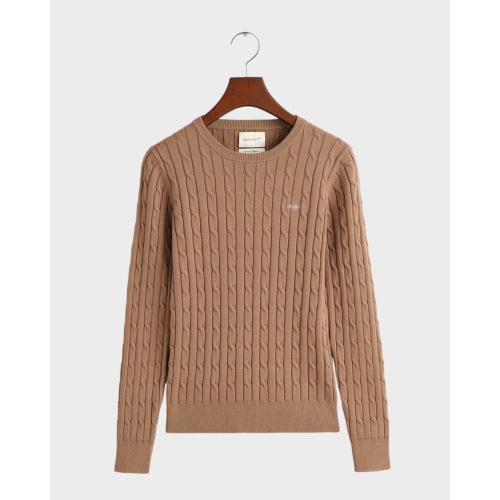 StretchcottoncablecneckMoleBrown-01