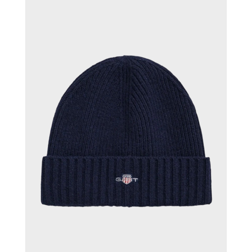 UnisexshieldwoolbeanieNavy-01