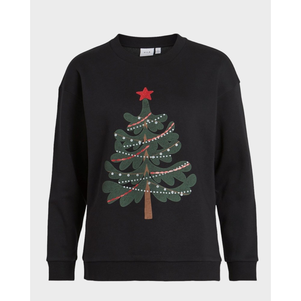 Viholy Christmas Sweat - Black