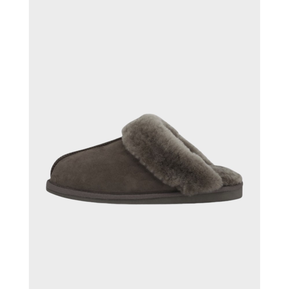 Woollies Slip On - Dark brown