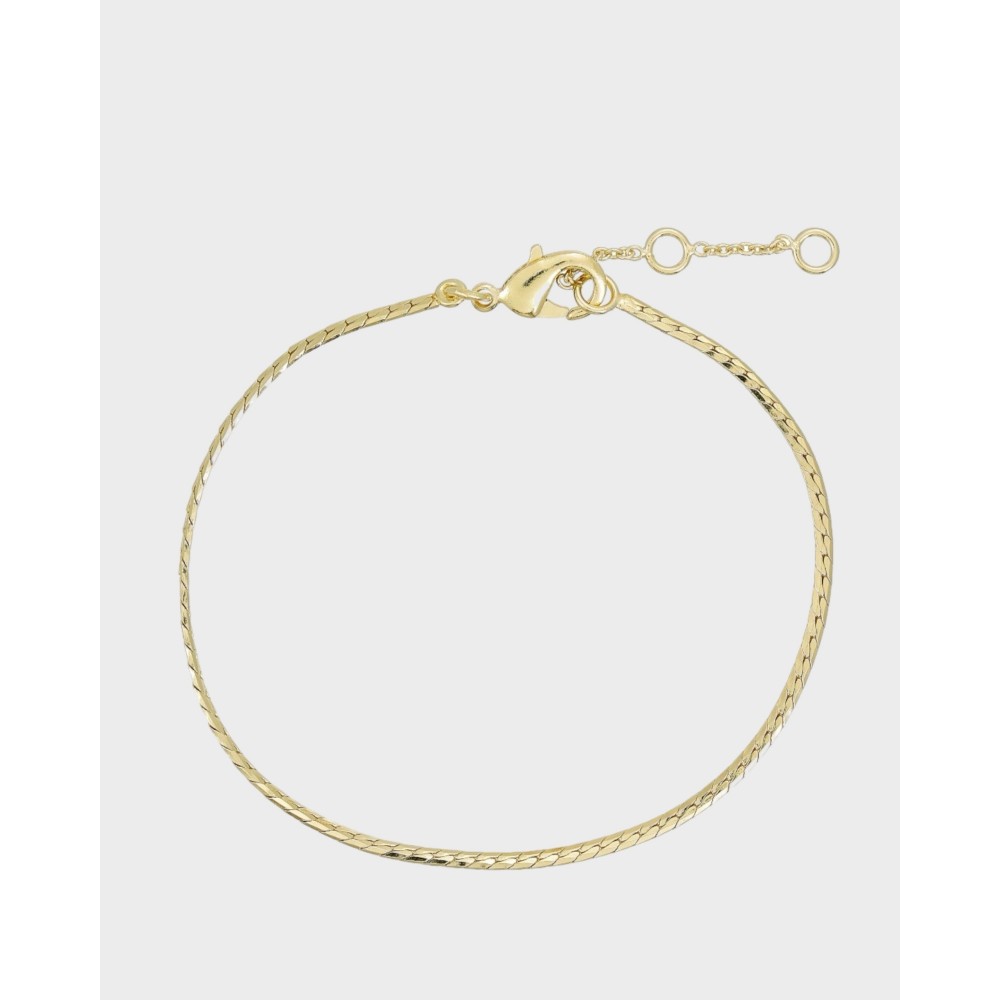 Snake Chain Armbånd - Guld