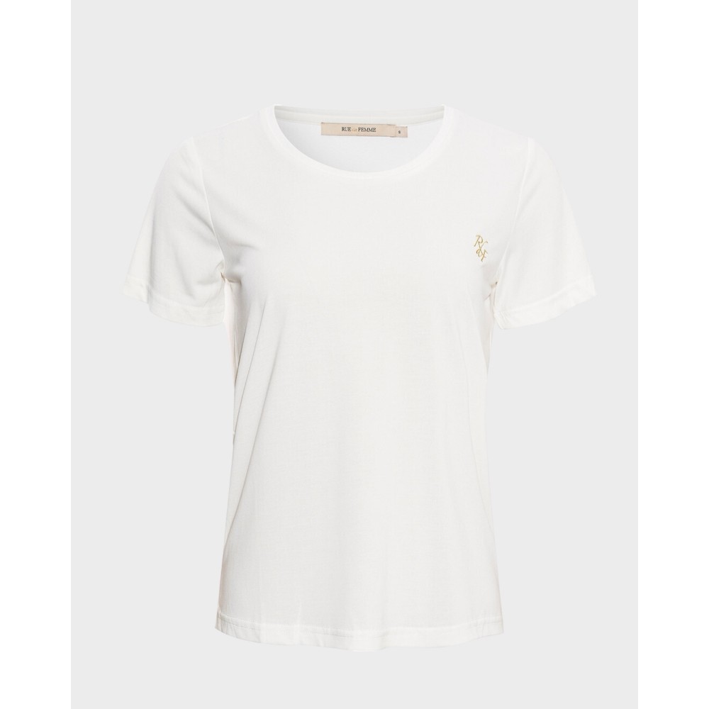 Zoe O-Neck Tee - Off-White