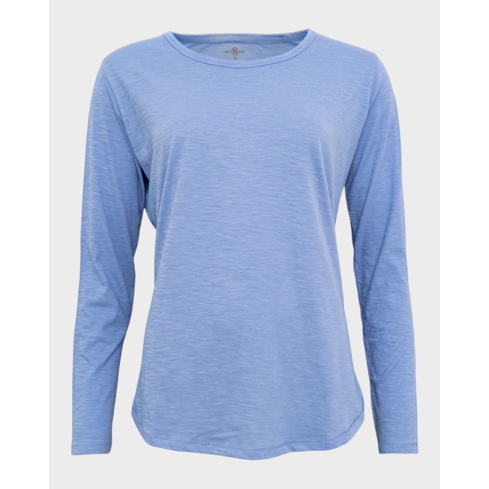 Basic L/S Tee - Blå