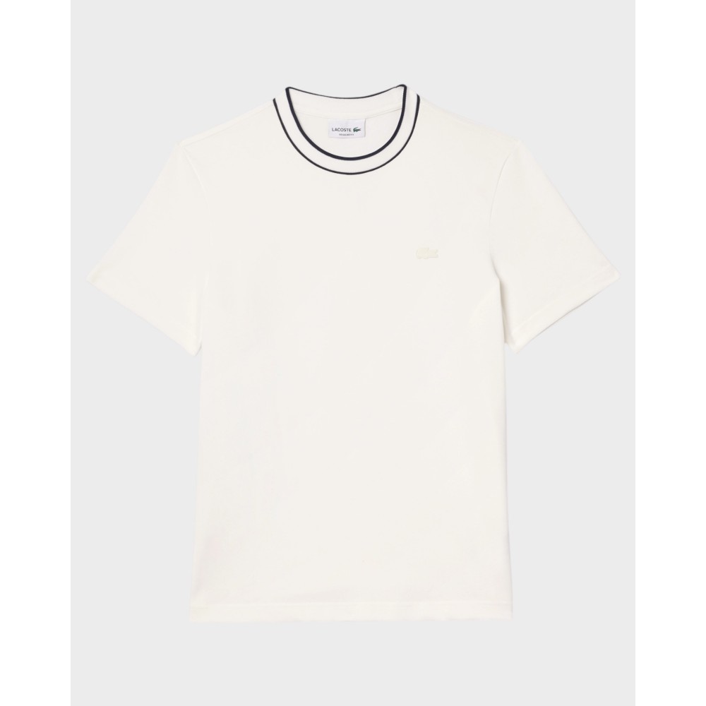 Lacoste t-shirt - regular fit - råhvid