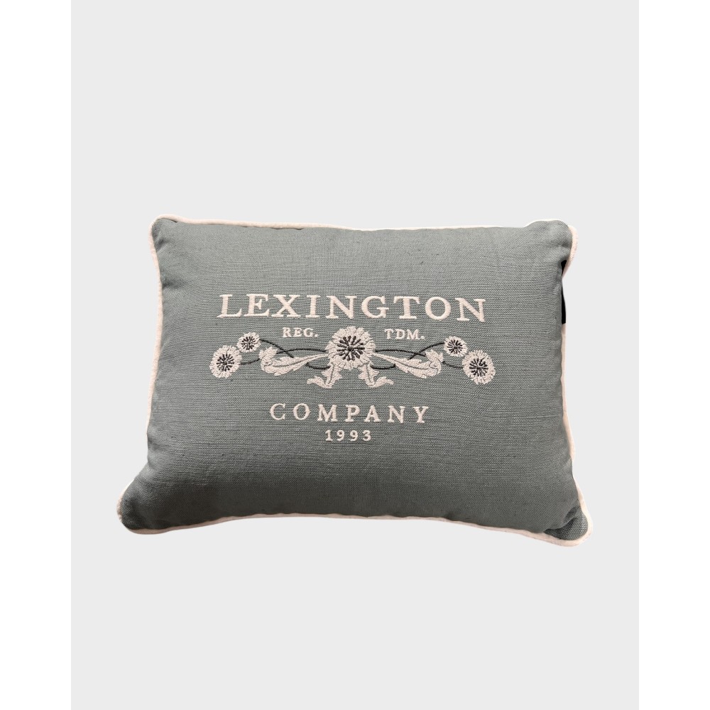 Logo cotton pillow - Eucalyptus