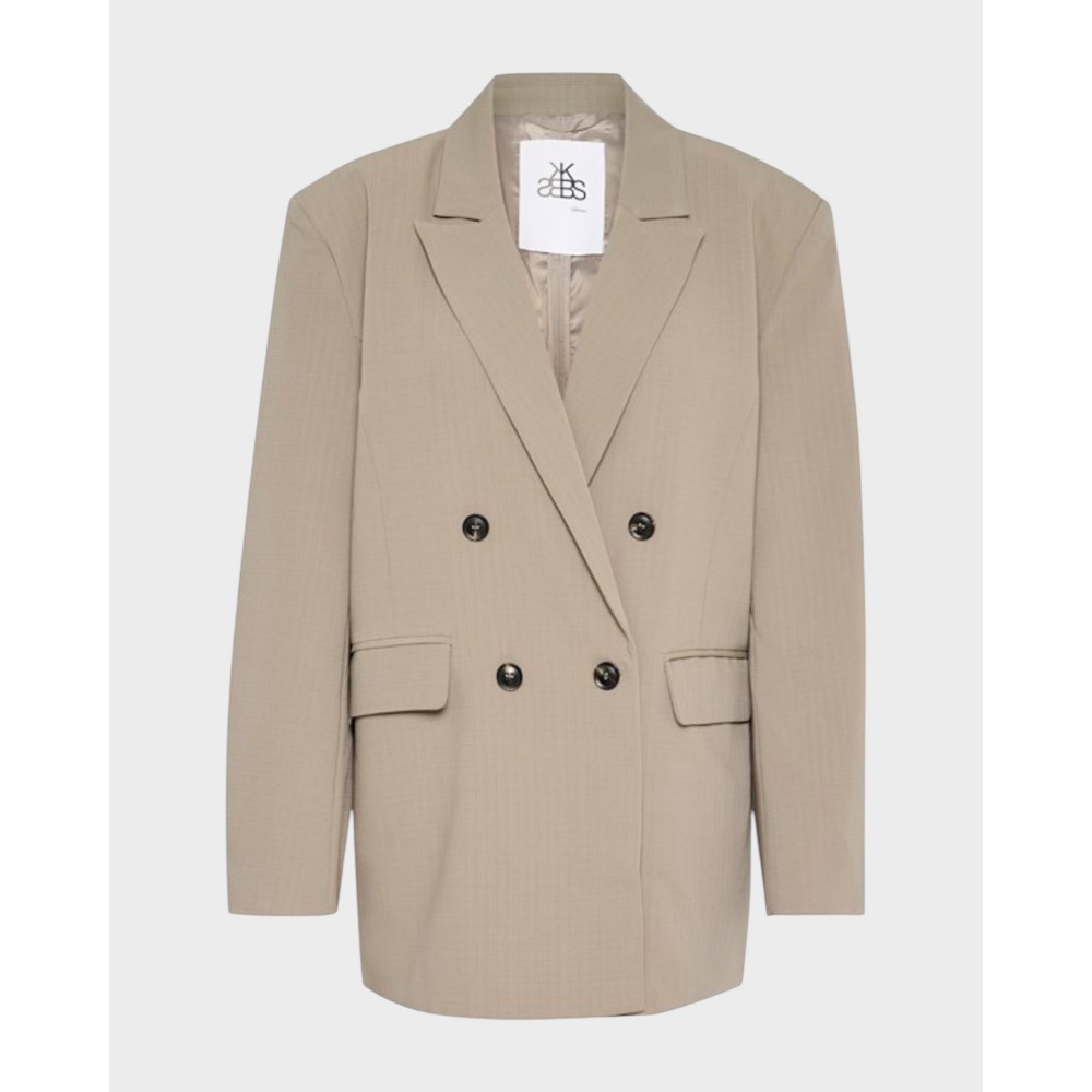 KBRo oversize blazer - Roasted cashew