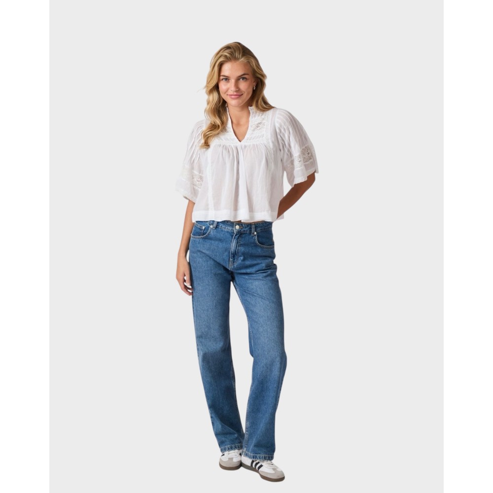 Siama S Voile Blouse - White