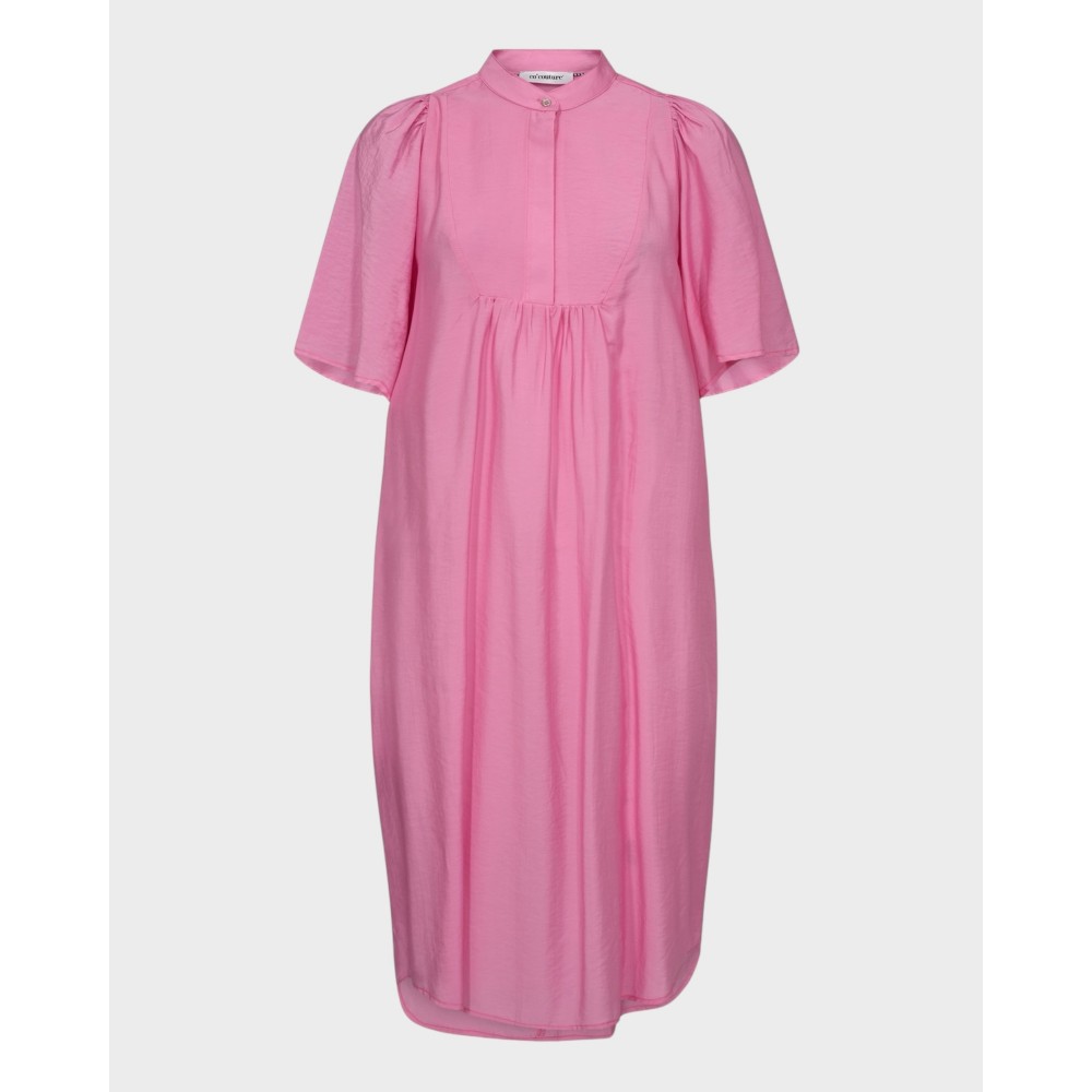 Callum Volume Dress - Bubblegum