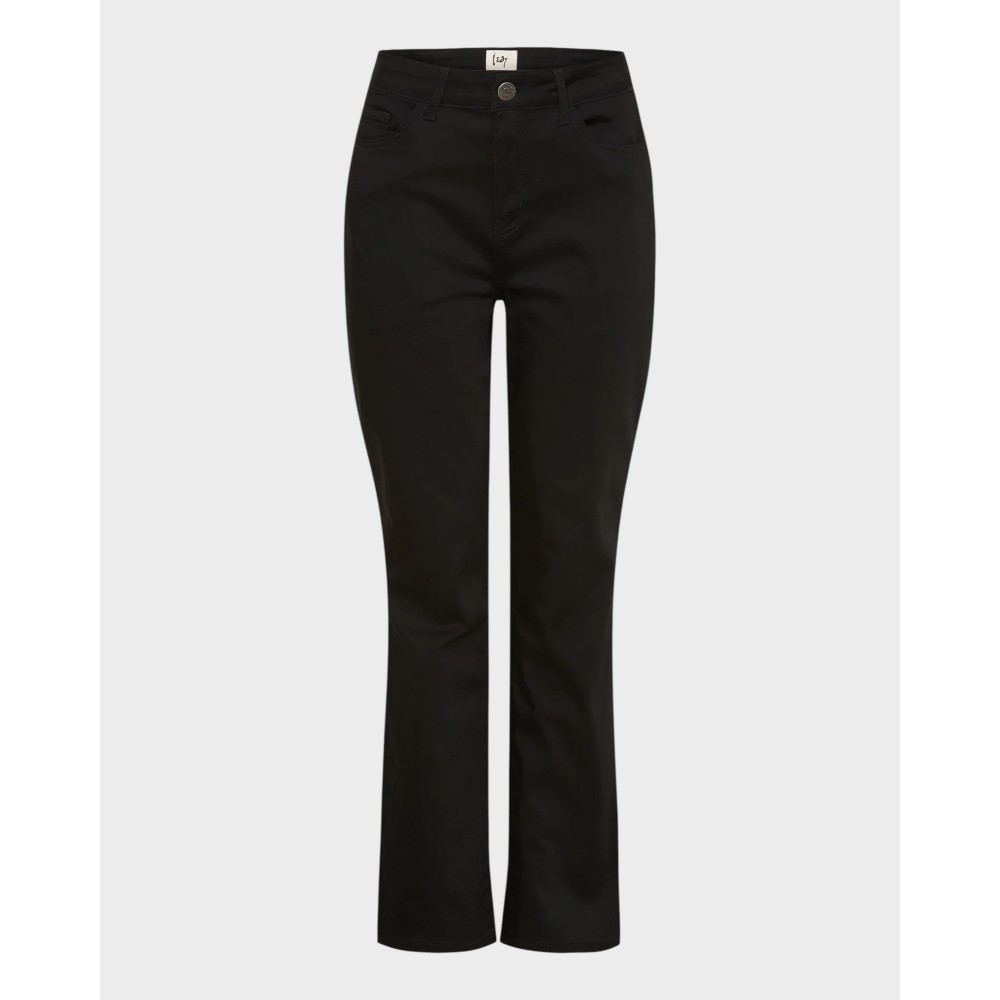 Isay Long Straight Pant - Black 