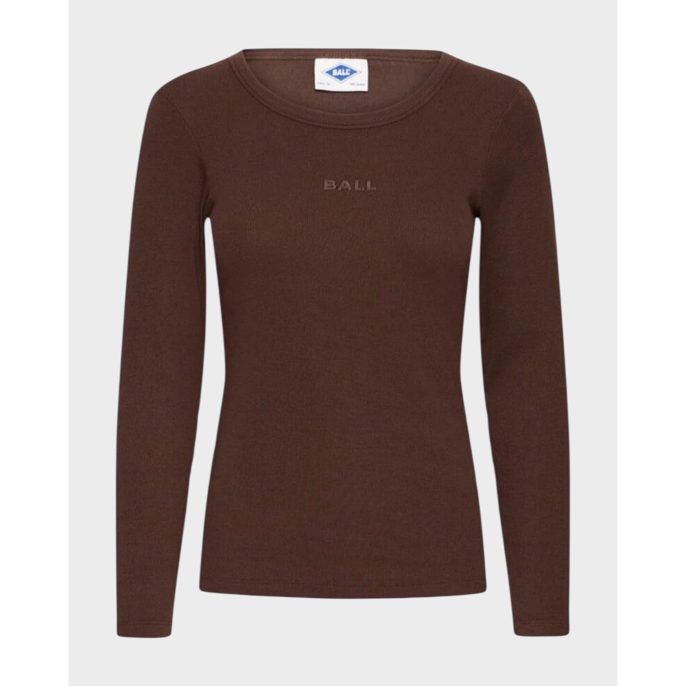 Baaltobelli LS Tshirt - Coffee bean