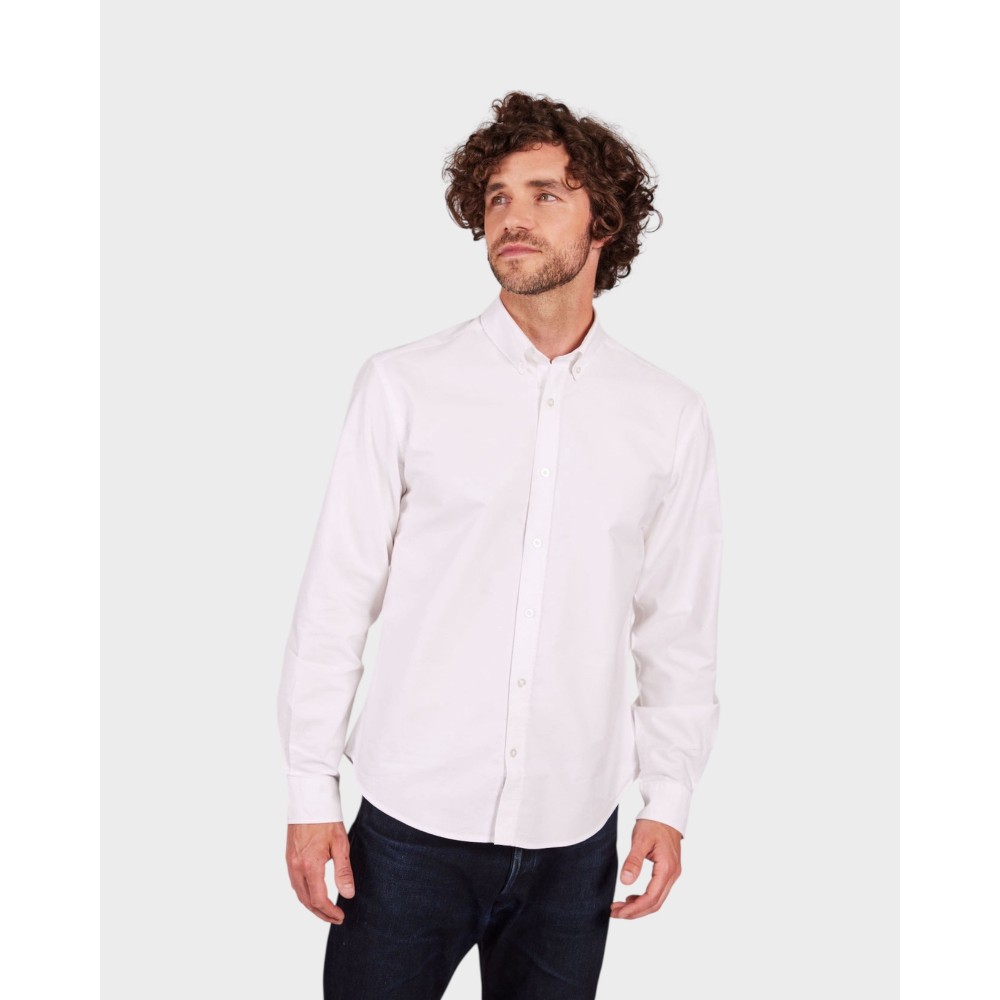 Oxford Button Down Shirt - White
