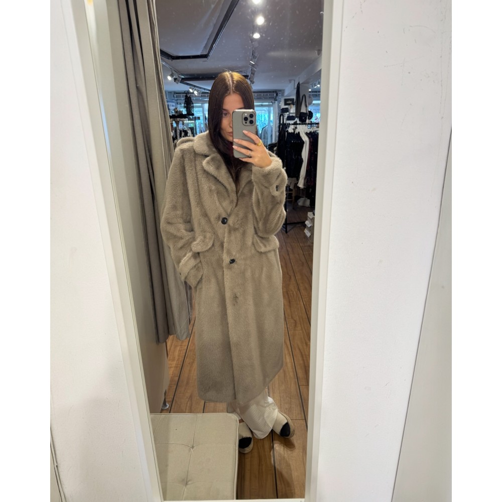 Charlene Coat - Light taupe