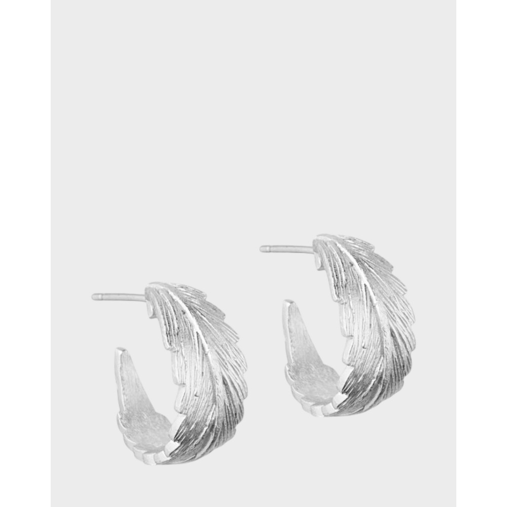 Linn Wide Hoop - Sølv