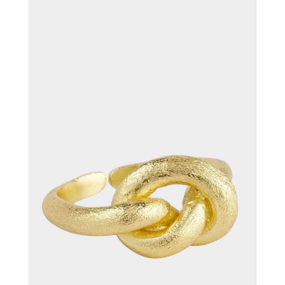 Lilou Stor Knude Ring - Guld