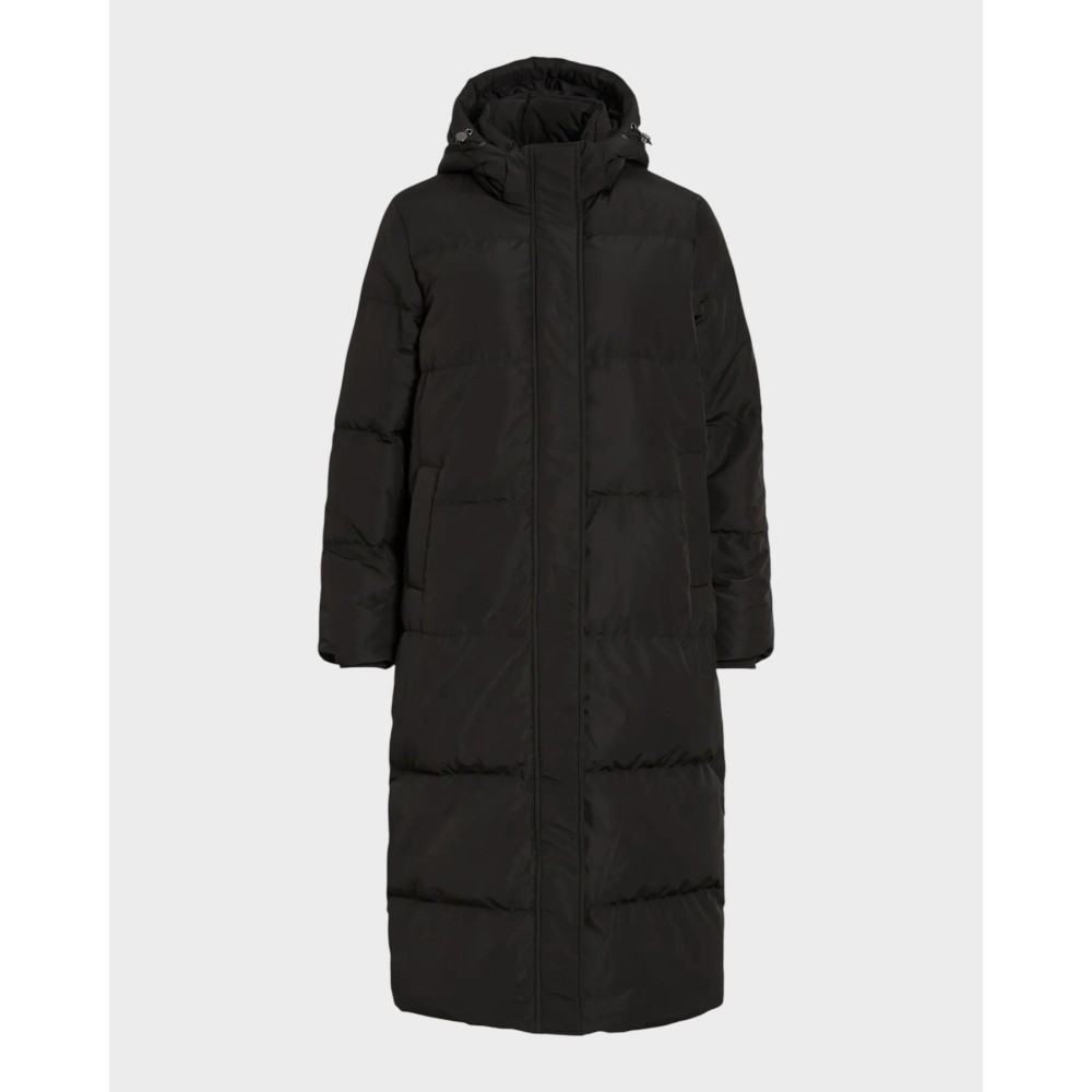 Vistari Long Down Coat - Black