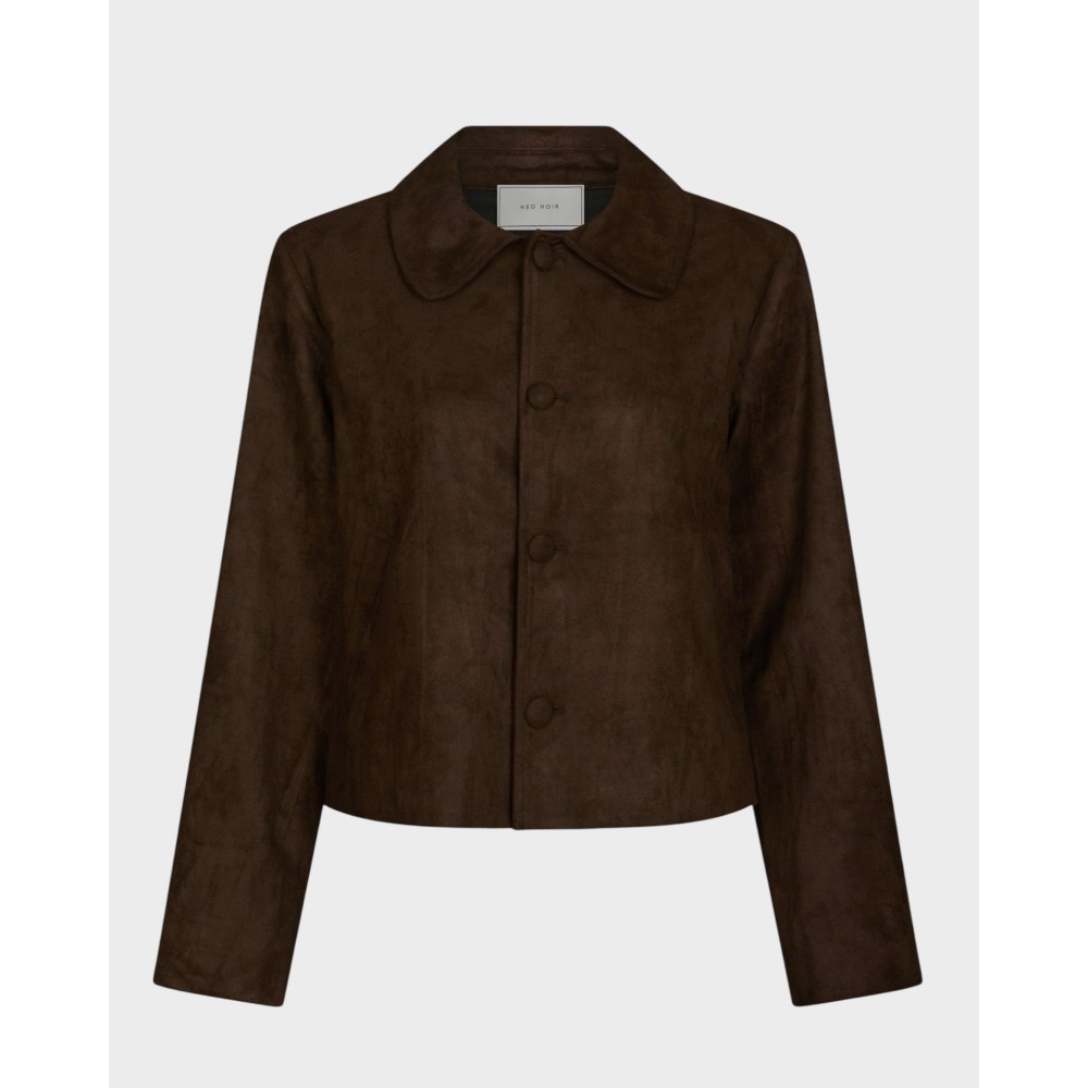 NiloFauxSuedeJacketDarkBrown-01