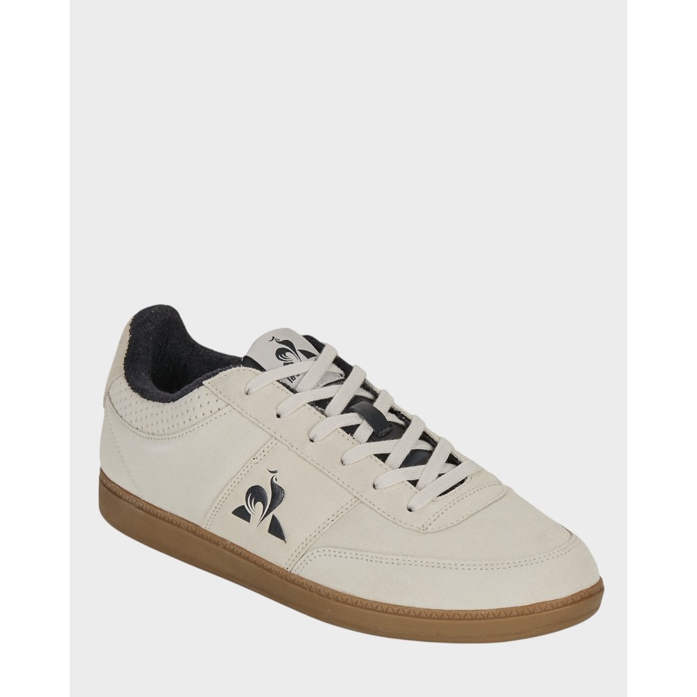 Le Coq Sportif Derby Suede Sneaker - Turtle Dove/Gum