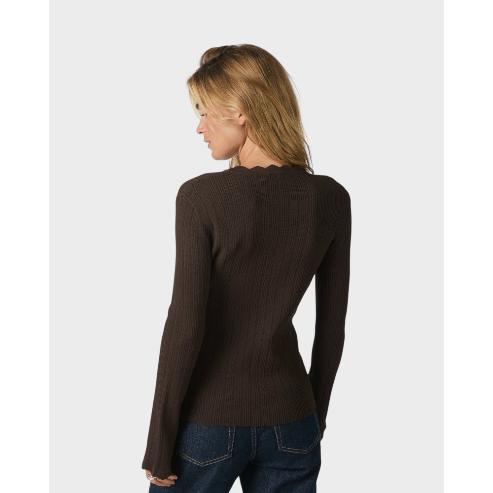 ClaraStitchKnitBlouseDarkBrown-01