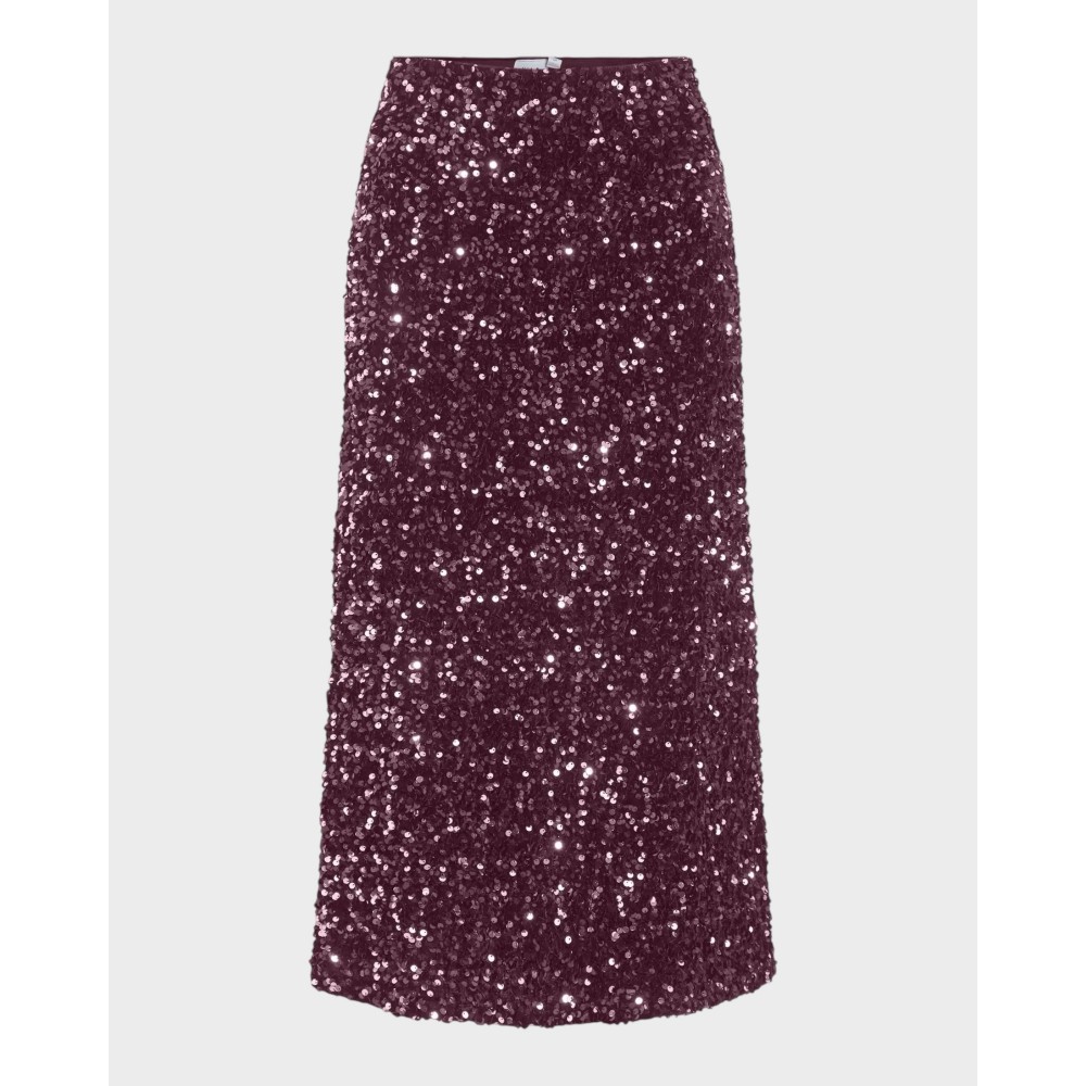 Vifaith HW Midi Sequin Skirt/1