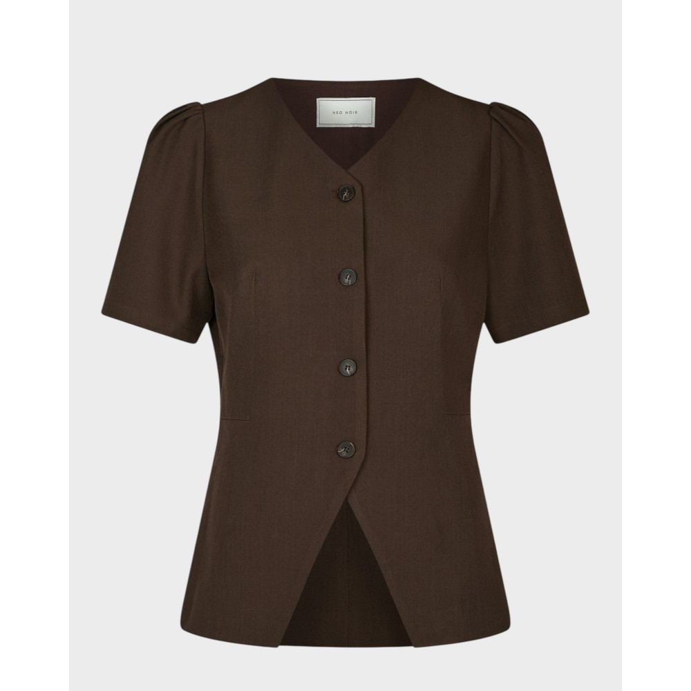 JulesStructureBlouseDarkBrown-01