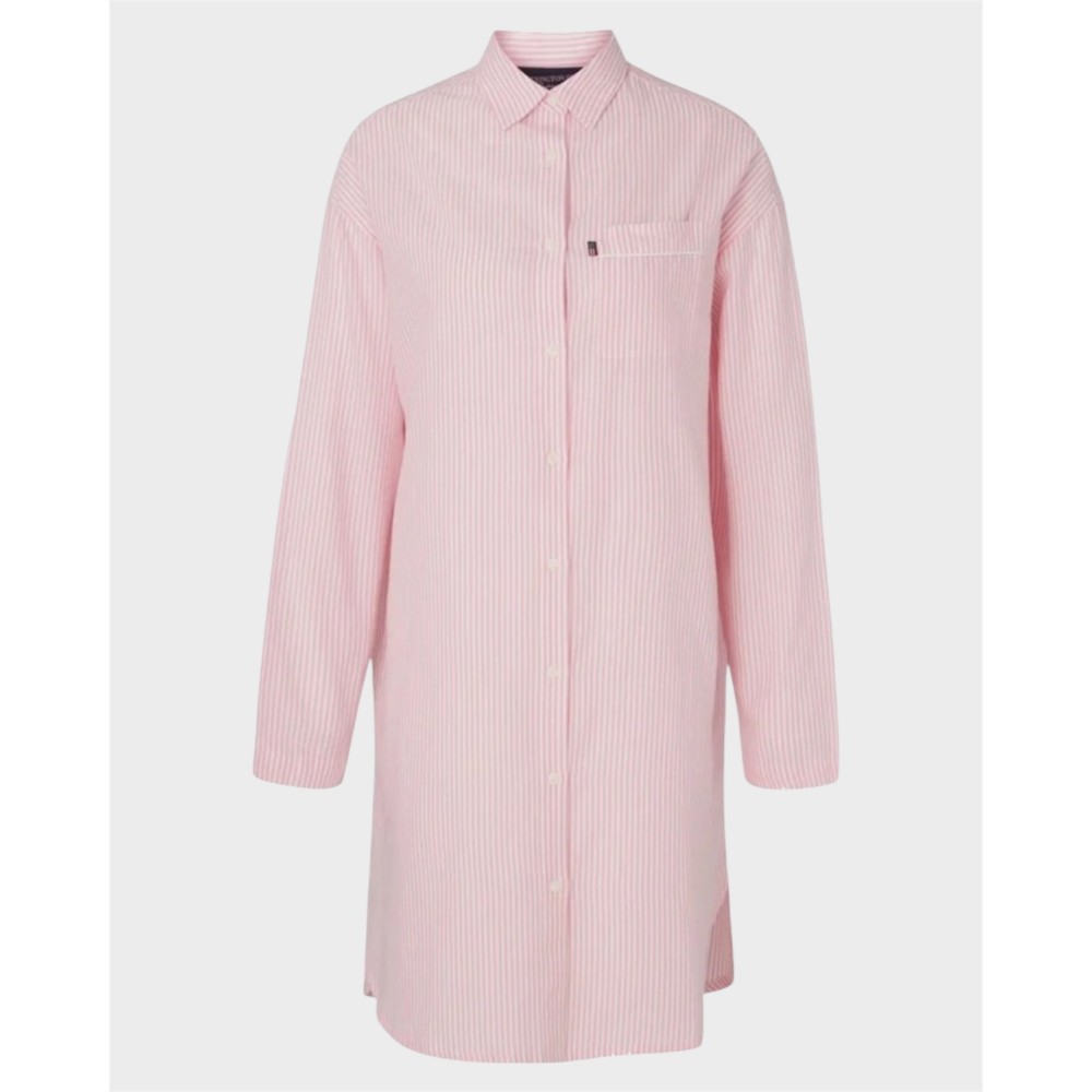 LunaOrganicCottonOxfordNightshirtPinkwhite-05