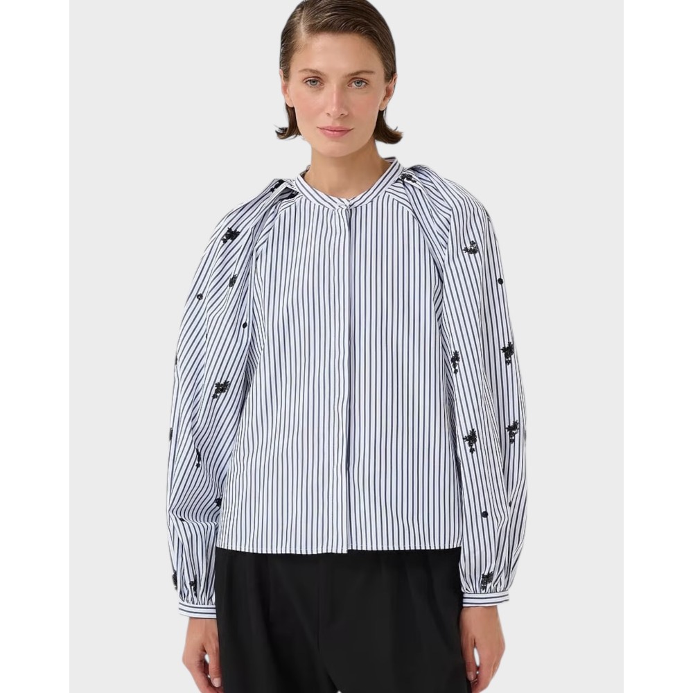 KBEgoni shirt - Ombre blue stripe