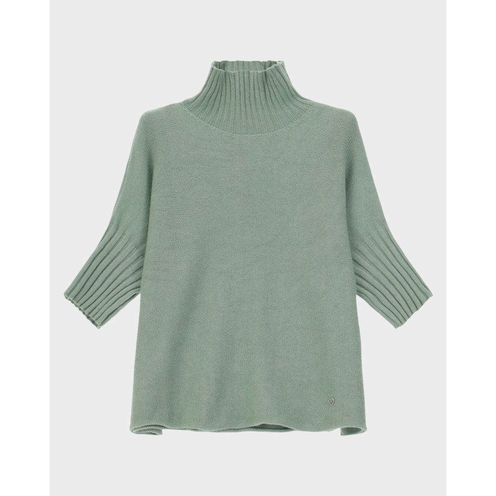 Turtleneck Sweater - Salvia