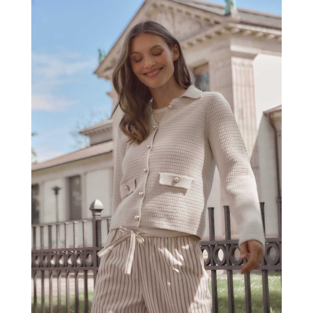 Emilie Knit Jacket - Turtledove