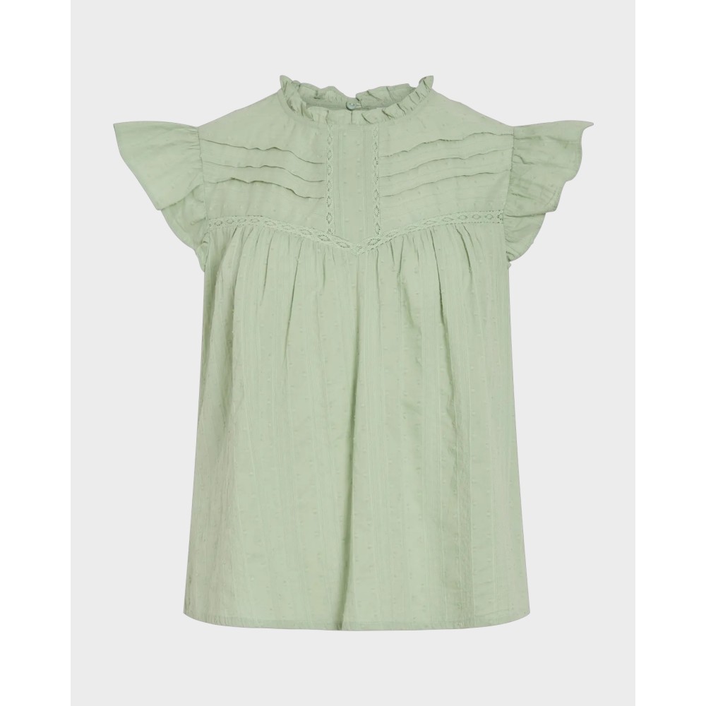 Viyva S/L Top - Smoke Green