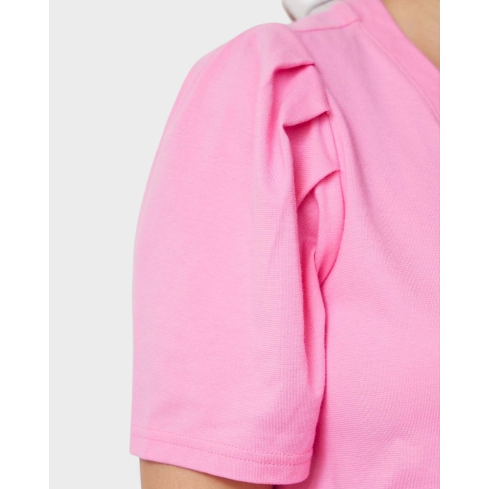 TinniVNeckTShirtHotPink-01