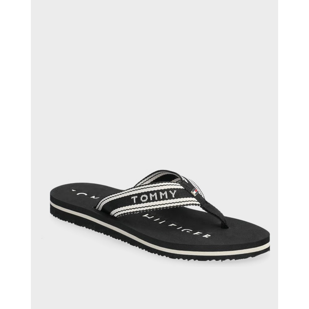 TH Webbing Summer Sandal - Black