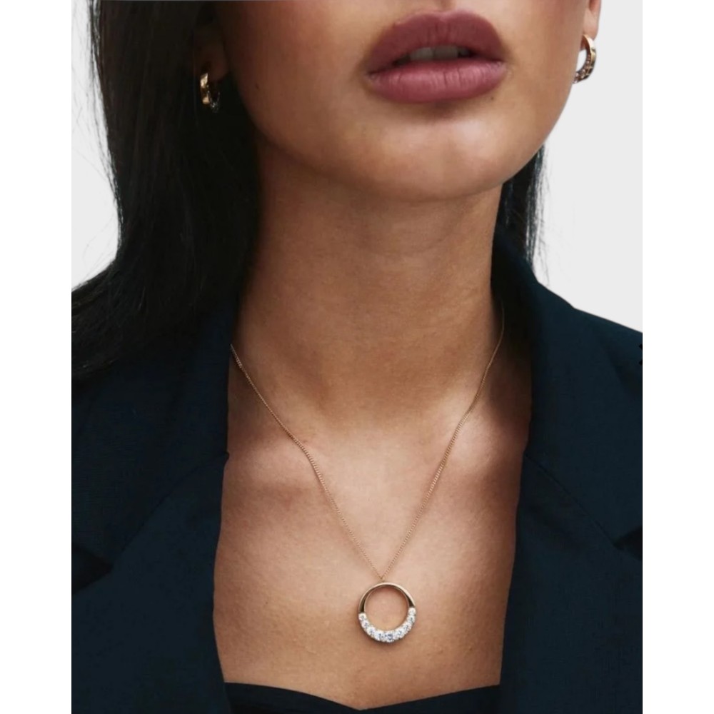 Monarch necklace long - Gold