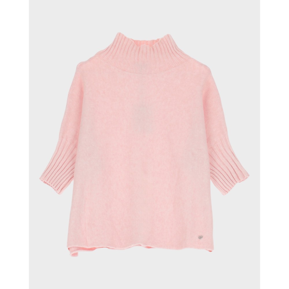 Turtleneck Sweater - Cipria
