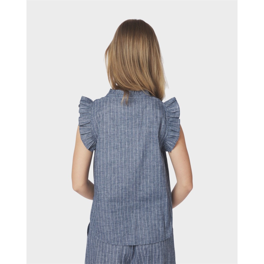 SionaembstripetopBlue-01