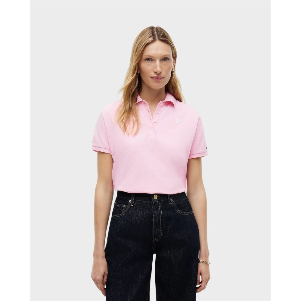 Script modern ss polo - Classic pink